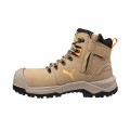 Puma 632757 Iron Heavy Duty Fibreglass Zip-up Toe Cap Safety Boot - Mid Stone Safety Boots