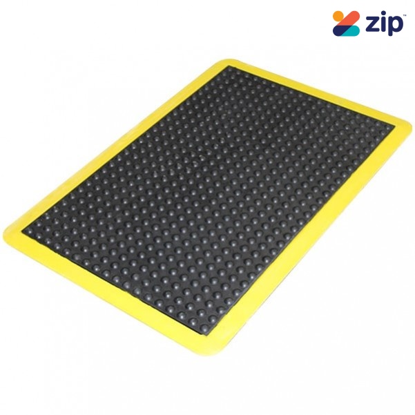 RICHMOND FMR003 - 600 x 900mm Anti-Fatigue Mat - Yellow Border
