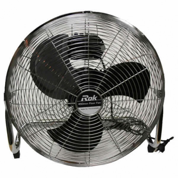 ROK 150-23-52309 - 450mm 130W Tilting Head Floor Fan FLOORFAN Floor Fans & Ventilators
