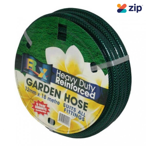 RX 05P18F - 18m x 12mm Garden Hose With Fittings Hoses & Hose Reels