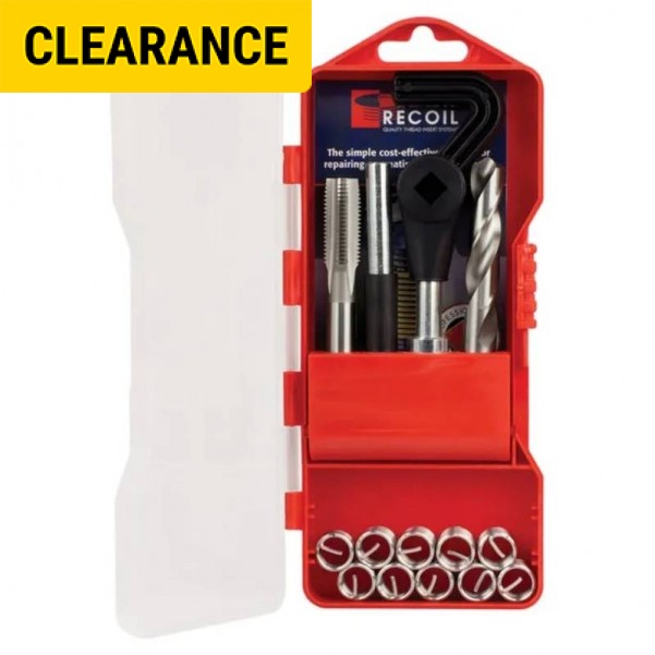 Recoil RC35088 - M8-1.25 + Drill Thread Repair Kit  HSS Drill Bits