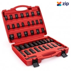 Renegade Industrial RIISS1242 - 1/2" Drive 42 Piece Metric & Imperial Impact Socket Set Socket Sets