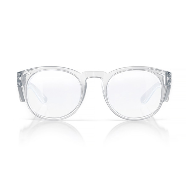 SAFESTYLE CRCC100 - Cruisers Clear Frame Clear Lens Safety Glasses Head, Eye & Ear protection SAFESTYLE CRCC100 - Cruisers Clear Frame Clear Lens Safety Glasses Head, Eye & Ear protection