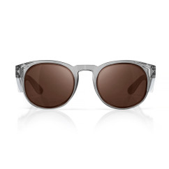 SAFESTYLE CRGBRP100 - Cruisers Graphite Frame Brown Polarised Lens Safety Glasses Head, Eye & Ear protection
