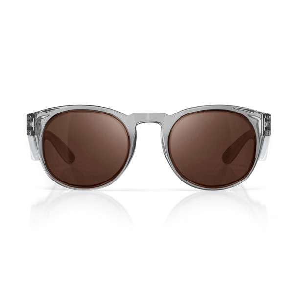 SAFESTYLE CRGBRP100 - Cruisers Graphite Frame Brown Polarised Lens Safety Glasses Head, Eye & Ear protection SAFESTYLE CRGBRP100 - Cruisers Graphite Frame Brown Polarised Lens Safety Glasses Head, Eye & Ear protection