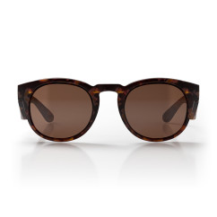 SAFESTYLE CRMTBRP100 - Cruisers Matte Brown Tort Brown Polarised Lens Safety Glasses Head, Eye & Ear protection
