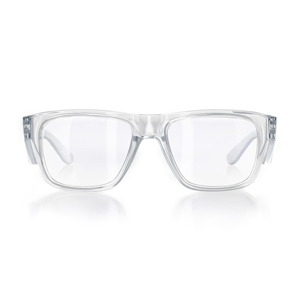 SAFESTYLE FCC100 - Fusions Clear Frame Clear Lens Safety Glasses Head, Eye & Ear protection SAFESTYLE FCC100 - Fusions Clear Frame Clear Lens Safety Glasses Head, Eye & Ear protection