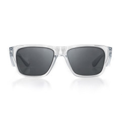 SAFESTYLE FCT100 - Fusions Clear Frame Tinted Lens Safety Glasses Head, Eye & Ear protection