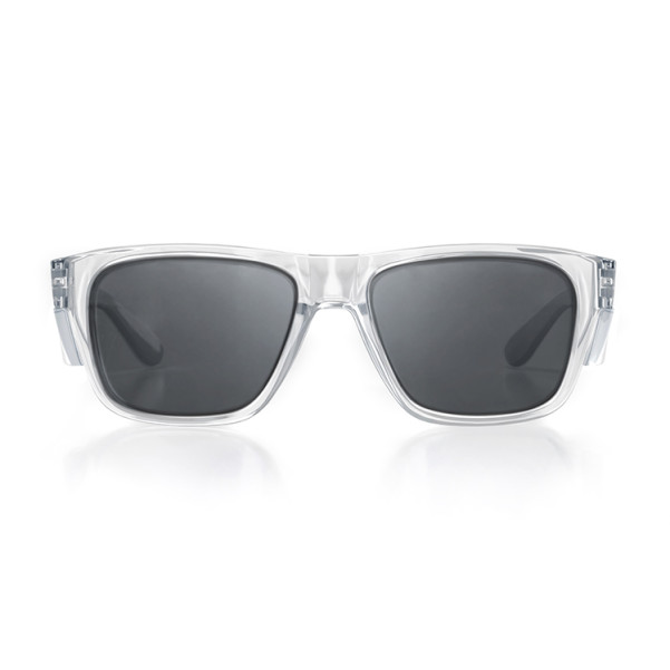 SAFESTYLE FCT100 - Fusions Clear Frame Tinted Lens Safety Glasses Head, Eye & Ear protection SAFESTYLE FCT100 - Fusions Clear Frame Tinted Lens Safety Glasses Head, Eye & Ear protection