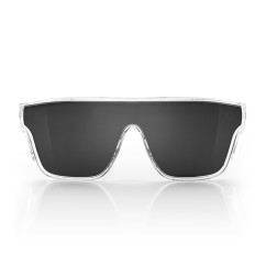 SAFESTYLE PCT100 - Primes Clear Frame Tinted Lens Safety Glasses Head, Eye & Ear protection