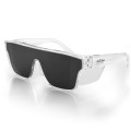 SAFESTYLE PCT100 - Primes Clear Frame Tinted Lens Safety Glasses Head, Eye & Ear protection
