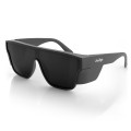 SAFESTYLE PMBP100 - Primes Matte Black Frame Grey Polarised Lens Safety Glasses Head, Eye & Ear protection