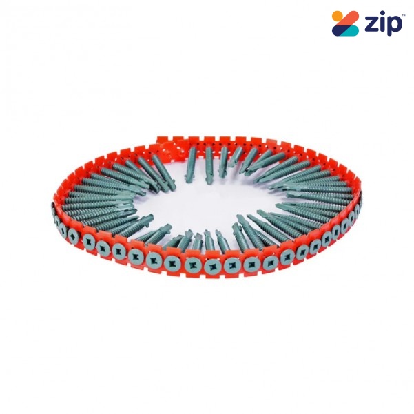 Senco 10G45MWTA - 11tpi x 45mm Ribbed Weatherex 10 Gauge Tub Of 1000 Collated Screws  Nail Gun Nails Consumables