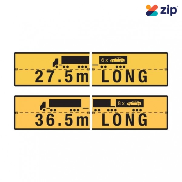 Safety Sign Services SSVH263SPHR - SIGN 27.5M 36.5M LONG SPLIT DBLE COMBO