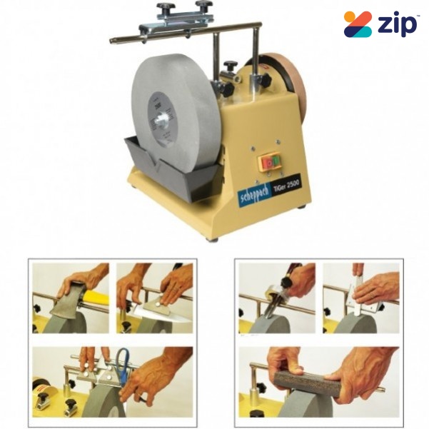 Scheppach TIGER 2500 PACKAGE - Wetstone Grinder Stone + Wood Turners & Sharpening Kits K122 Bench Grinders 
