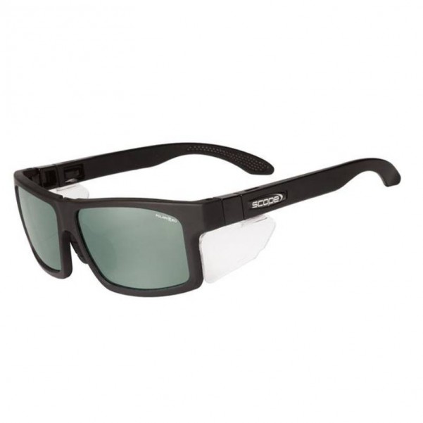 Scope 900P - Cross Fit Frozen Black Frame Polarised Smoke Lens