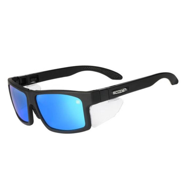 Scope 900SBM - Cross Fit Frozen Black Frame Sky Blue Mirror Lens Scope 900SBM - Cross Fit Frozen Black Frame Sky Blue Mirror Lens