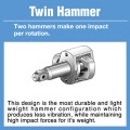 Shinano SI1490B - 1/2" Heavy Duty Compressed Air Impact Wrench