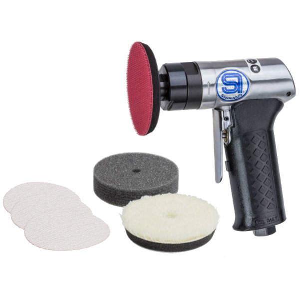 Shinano SI2221 - 75mm 3" Single Action Mini Polisher Air Sander & Polisher Shinano SI2221 - 75mm 3" Single Action Mini Polisher Air Sander & Polisher