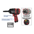 Shinano SI1492B - 1/2" Impact Wrench With 2" Extension anvil 