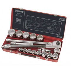 Sidchrome 15405 - 19 Piece 3/4" Drive Scocket Set - AF Socket Sets