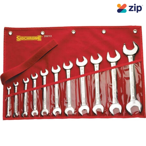 Sidchrome SCMT20213 - 11 Piece Open End Spanner Set - Metric