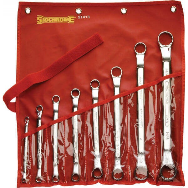 Sidchrome SCMT21413 - 8 Piece Ring Spanner Set - AF Spanner