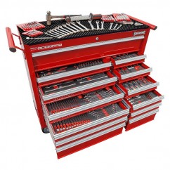 Sidchrome SCMT10166 - 382 Piece Metric/AF Foam Widebody Kit Tool Kit