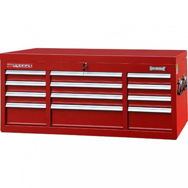 Sidchrome SCMT50272 - 12 Drawer 1450x459x565mm Triple Bank Tool Chest Tool Boxes & Chests