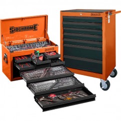 Sidchrome SCMT10159O - 262 Piece Orange Metric/AF Tool Kit