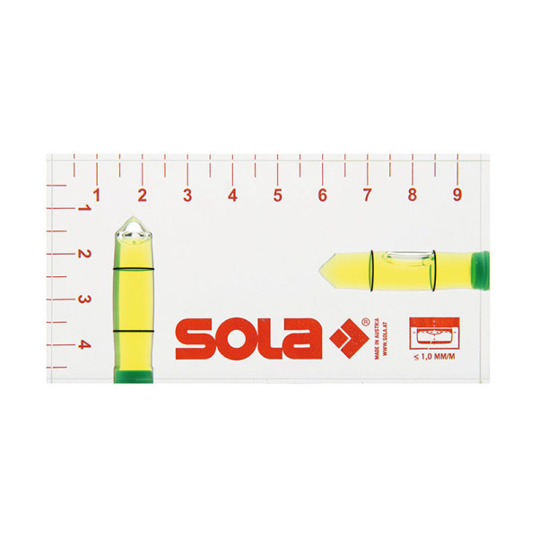 Sola R100 - Small Acrylic Glass Spirit Level Levels Sola R100 - Small Acrylic Glass Spirit Level Levels