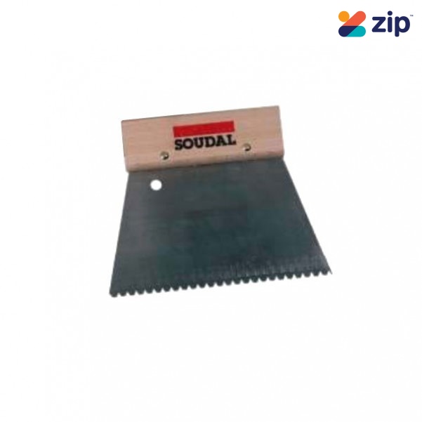 Soudal 112946 - 180mm Fine Notched Trowel Adhesive Spreader Concrete Hand Tools