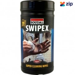Soudal 113551 - Swipex White Cleaning Wipes Pack of 100