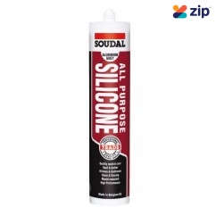 Soudal 121660 - 300ml Aluminium All Purpose Silicone