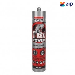 Soudal 121970 - 290ml Steel GreyT-Rex Power Fast Grab