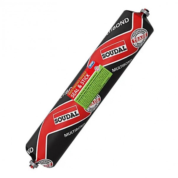 Soudal 124606 - 600ml Black Multibons SMX50 Seal & Stick Adhesives-Sealants