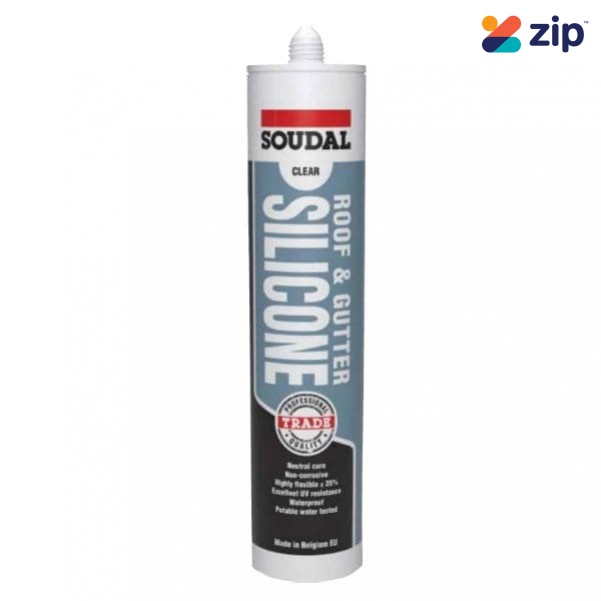 Soudal 127779 - 300ml Clear Roof & Gutter Silicone Grease