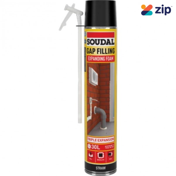 Soudal 127968 - 750ml Champagne Straw Gap Filling Expanding Foam