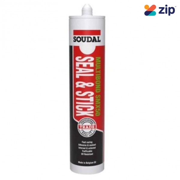 Soudal 128738 - 290ml White Multibons SMX50 Seal & Stick