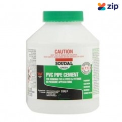 Soudal 222516 - 500ml Clear PVC Pipe Cement Type P