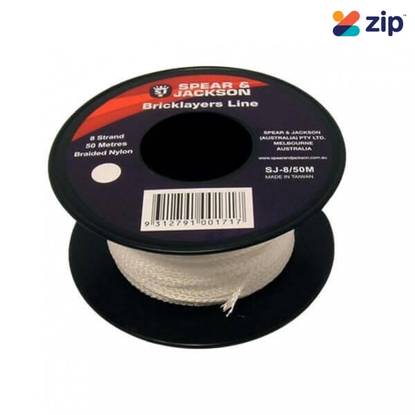 Spear & Jackson 8/50M - 50M White Stringline Concrete Hand Tools