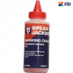 Spear & Jackson SJ-MCR8 - 8oz Red Permanent Marking Chalk Chalk Lines and Chalk