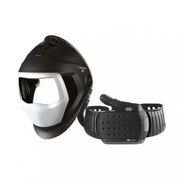 Speedglas 507700 - 9100 Air Welding Helmet with Adflo PAPR (excluding lens)