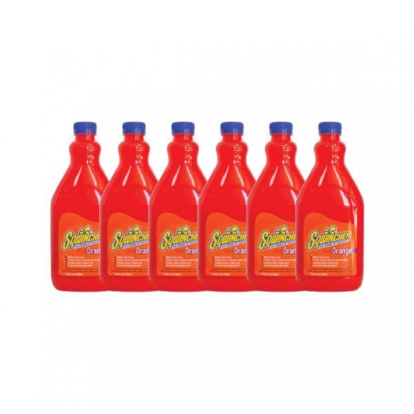 Sqwincher SQ0042 - 6 Pack 2L Orange Electrolyte Liquid Concentrate