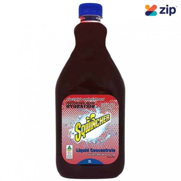 Sqwincher SQ0046/1 - 2L Wild Berry Electrolyte Liquid Concentrate Hydration & Snacks