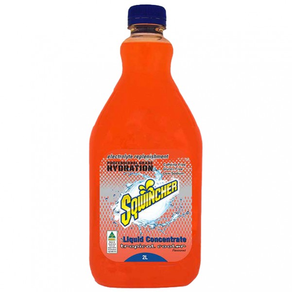 Sqwincher SQ0047/1 - 2L Tropical Cooler Electrolyte Liquid Concentrate Hydration & Snacks