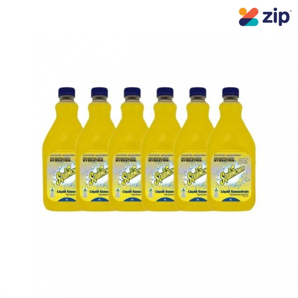 Sqwincher SQ0052 - 6 Pack 2L Lemonade Electrolyte Liquid Concentrate