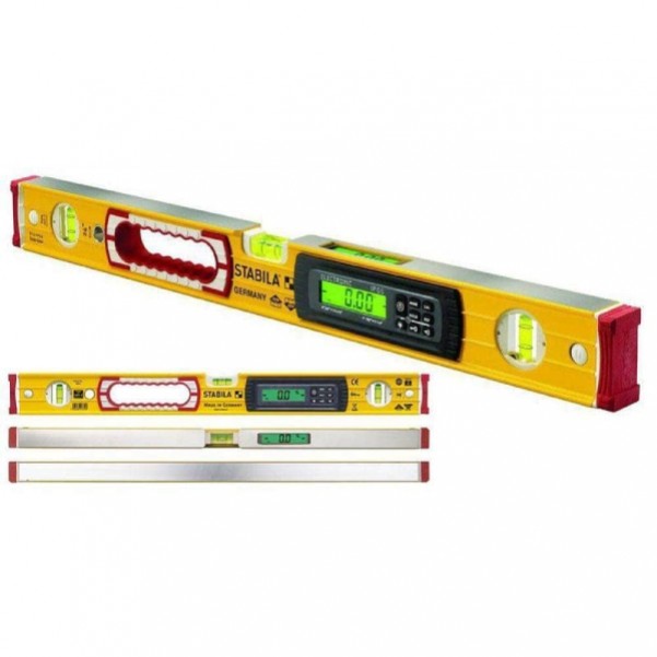 Stabila 17673 - 1220mm 3-Vial Electronic Spirit Level with Bag