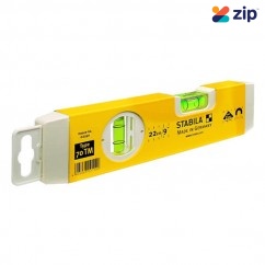 Stabila 70TM/25 - 220mm Box Frame Magnetic Level 2 Vial Torpedo Spirit Level