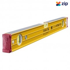 Stabila 96-2-M/120 - 1200mm Magnetic Box Frame Ribbed Trade 3 Vial M Spirit Level with Non Slip End Caps